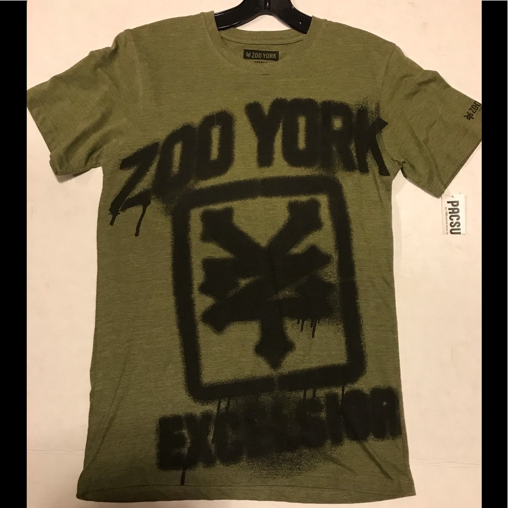 COPY - Men’s zoo York olive green tee shirt new